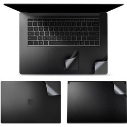 4 in 1 Notebook Shell Protective Film Sticker Set for Microsoft Surface Laptop 3 15 inch (Black) (OEM)