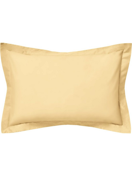 Σετ 2 μαξιλαροθήκες 50x75 Oxford 5cm 100 βαμβακερό 205 κλωστές ανοιχτό μπεζ c376981