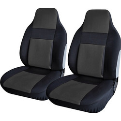 Autoline Easy Fit Μπροστινά Grey / Black 2τμχ