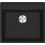 Franke Maris Bowl MRG 610-52 TL Matt Black Ένθετος Νεροχύτης Γρανίτη Ματ 56x51cm