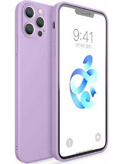 Bodycell Square Liquid Back Cover Light Violet (iPhone 13 Pro Max)