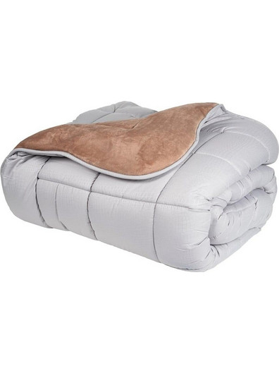 Astron Κουβερτοπάπλωμα Μονό 160x220 Grey-Beige