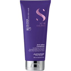Alfaparf Milano Semi Di Lino Anti-Yellow Conditioner για Προστασία Χρώματος & Επανόρθωση για Βαμμένα Μαλλιά 200ml