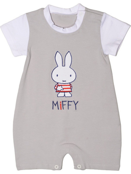 Miffy Des.15 Φορμάκι Κοντομάνικο Γκρι