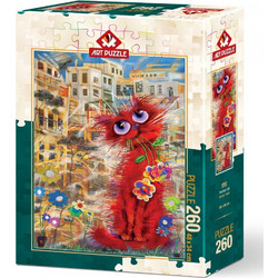 Puzzle Art Puzzle Red Cat 260 Κομμάτια