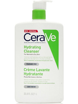 CeraVe Hydrating Cleanser Κρέμα Καθαρισμού Προσώπου για Ακμή 1lt