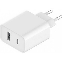 Xiaomi BHR4996GL Φορτιστής Χωρίς Καλώδιο με Θύρα USB-A & USB-C 33W Power Delivery White