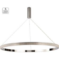 Home Lighting Amarylis SE LED 100 Κρεμαστό Φωτιστικό Οροφής με Κρύσταλλα Μονόφωτο LED με Θερμό Λευκό Φως Ασημί 77-8165 Chrome