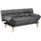 Woodwell Jay Τριθέσιος Καναπές Κρεβάτι Γκρι 179x90x87cm Ε9923,1
