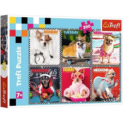 Παιδικό Puzzle Trefl Happy Dogs 200 Κομμάτια