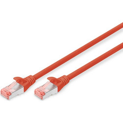 Digitus S/FTP Cat.6 Καλώδιο Δικτύου Ethernet 2m Red