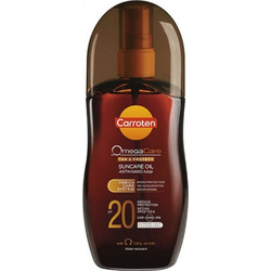 Carroten Omega Care Tan & Protect Αδιάβροχο Λάδι Μαυρίσματος Σώματος SPF20 125ml
