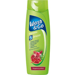 Wash & Go Colored Hair Σαμπουάν για Προστασία Χρώματος για Βαμμένα Μαλλιά 400ml