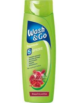 Wash & Go Colored Hair Σαμπουάν για Προστασία Χρώματος για Βαμμένα Μαλλιά 400ml
