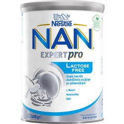 Nestle Nan Lactose Free Βρεφικό Γάλα Σκόνη 0m+ Χωρίς Λακτόζη 400gr