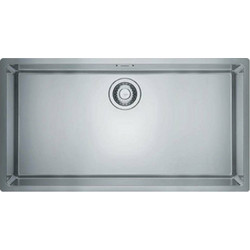 Franke Square BXX 210-80 Υποκαθήμενος Νεροχύτης Inox Σατινέ 80cm