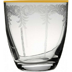 Crystalex Ποτήρι Ουίσκι Κρυστάλλινο Elisabeth Gold 300ml CLX08890012