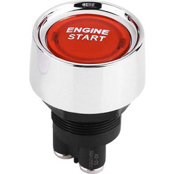 Μπουτόν εκκίνησης αυτοκινήτου Engine Start Stop OEM - Κόκκινo