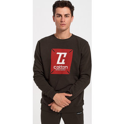 Cotton4all Ανδρικό Φούτερ Χακί 22-335