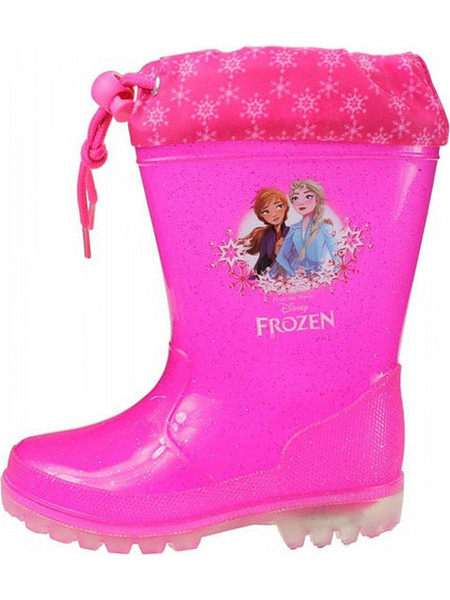 Disney Kids Rain Boots With Lights Fuschia (D4310254S-0025)