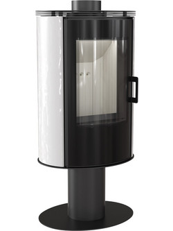 Kratki KOZA/AB/S/N/O/DR/GLASS/KAFEL/BIALY Ατσάλινη Ξυλόσομπα 8kW