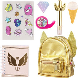 REAL LITTLES BACKPACK S2 ΧΡΥΣΟ ΦΤΕΡΑ (RET02000)