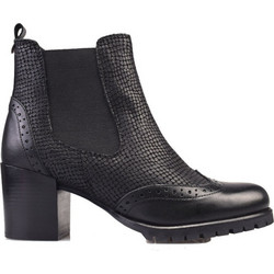 Kickers Augusta Γυναικεία Μποτάκια Μαύρα 673690-508