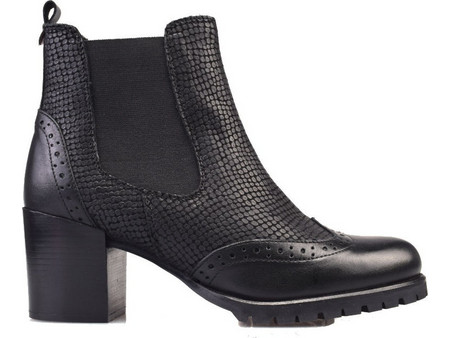 Kickers Augusta Γυναικεία Μποτάκια Μαύρα 673690-508