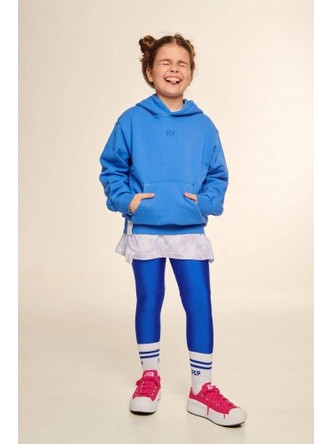 PCP Kiddo Jacqueline Shiny Leggings In Blue - Παιδικό Μπλε Γυαλιστερό Κολάν