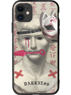 Θήκη Darkness iPhone 11 Groove TPU (Tempered Glass και TPU)