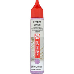 Χρώμα Effect Liner Art Creation Royal Talens 28ml Glitter Pink 8909
