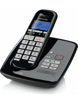 Motorola S3011 Ασύρματο Τηλέφωνο Μαύρο