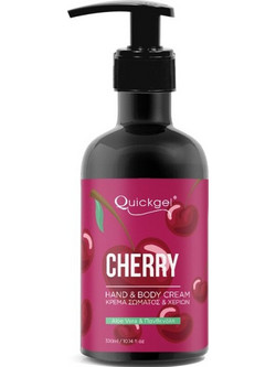Quickgel Cherry Hand & Body Ενυδατική Κρέμα Σώματος 300ml