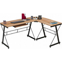 HomeMarkt Γωνιακό Επαγγελματικό Γραφείο Ξύλινο 158x120x74cm HM2127.02