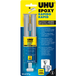 UHU Epoxy Rapid Κόλλα Στιγμής Εποξειδική 5 min 2X12ml