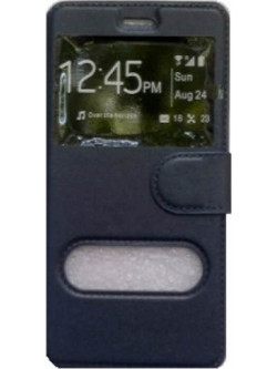 Θήκη flip με Call Display,δυνατότητα απάντησης και STAND για LG Zero - Σκούρο Μπλε