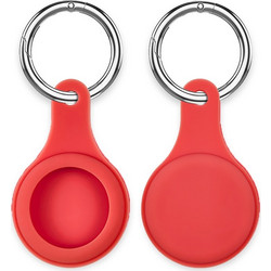 Apple AirTag Silicon Key Ring - Κόκκινο