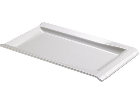 Leone Πιάτο Ρηχό Μελαμίνης Λευκό 23x38cm T8143