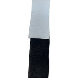 Σκρατς velcro 50mm αυτοκολητοαρσενικο και θυληκο ΜΑΥΡΟ 1ΜΕΤΡΟ