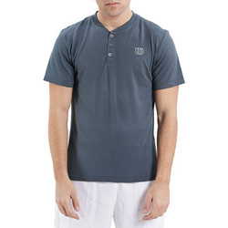 Wilson Power Seamless Henley II Ανδρικό Αθλητικό T-Shirt Γκρι WRA789102