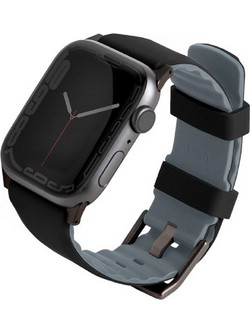 Uniq Linus Λουράκι Σιλικόνης Black (Apple Watch 38 / 40 / 41mm)