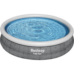 Bestway Fast Set UNI-15550 Φουσκωτή Πισίνα Πλαστική Φ457x84cm
