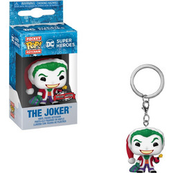 Funko Pocket Pop! Keychain DC Heroes Holiday The Joker Exclusive