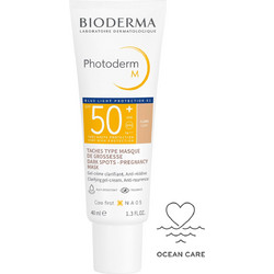 Bioderma Photoderm M Claire Light Αντηλιακή Κρέμα Προσώπου με Χρώμα SPF50 40ml