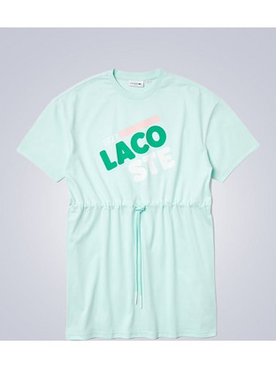Lacoste Mini Καλοκαιρινό Καθημερινό Φόρεμα Πράσινο Mint 3EF5645-NRE