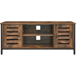 Vasagle Έπιπλο Τηλεόρασης Ξύλινο Καφέ Μ110xΠ40xΥ50cm LTV43BX