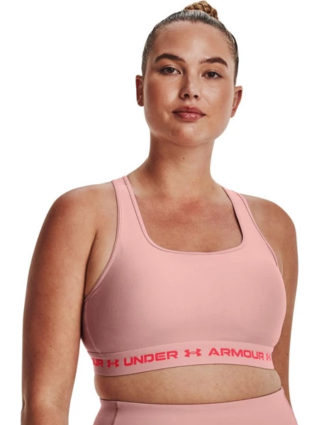 UNDER ARMOUR CROSSBACK MID HEATHER BRA 1361036-626