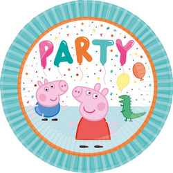 ΠΙΑΤΑ ΦΑΓΗΤΟΥ 23 εκ. PEPPA PIG 8 τεμ. (M9906329)