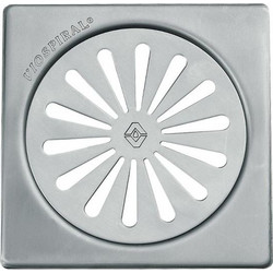Viospiral Σχάρα Δαπέδου Ανοξείδωτη Τετράγωνη 15x15cm 15-1430