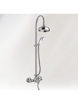 Bugnatese Oxford CD6336-100 Ρετρό Μπαταρία Ντουζιέρας με Κολώνα Χρωμέ